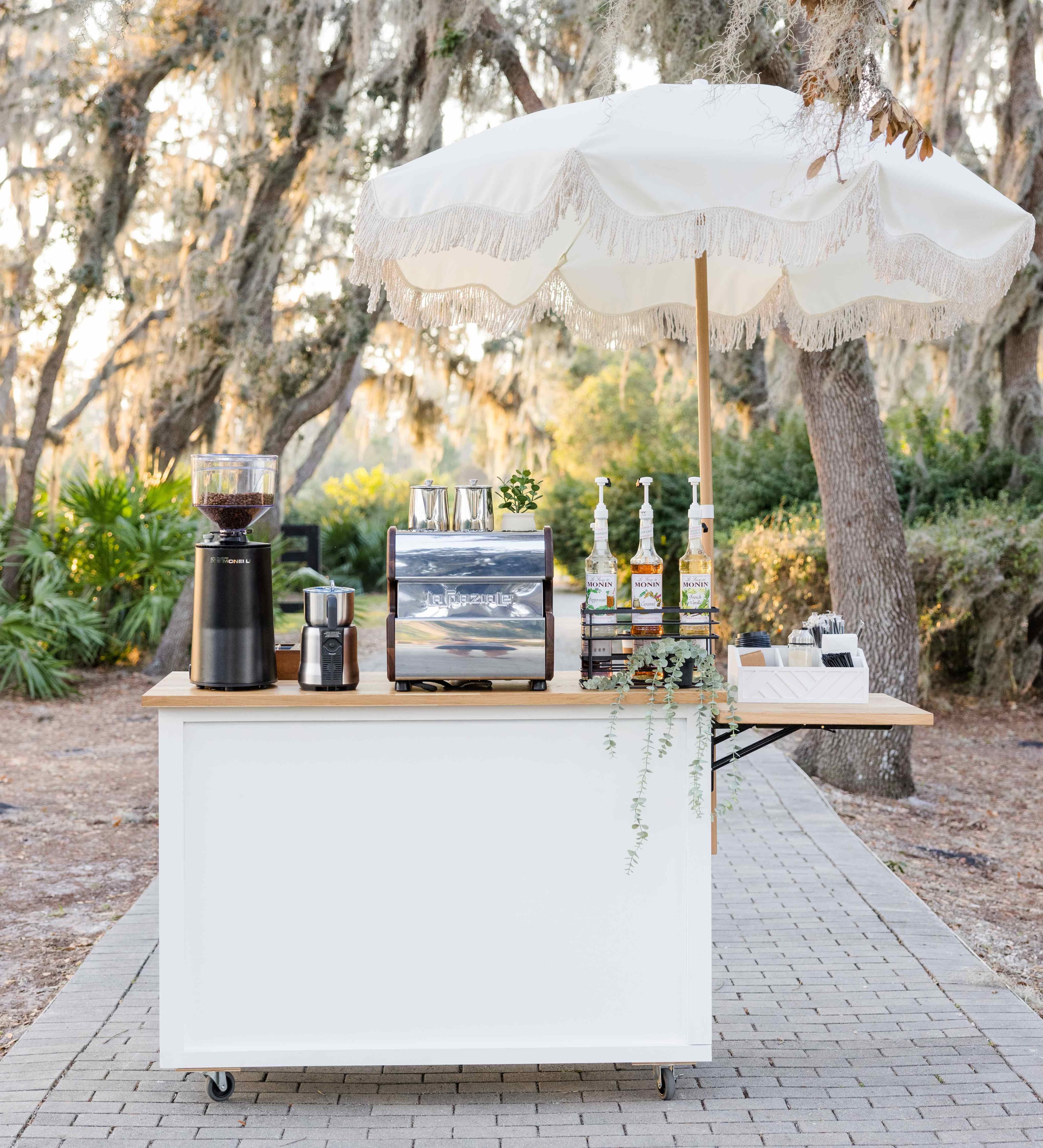 Coffee Cart Background